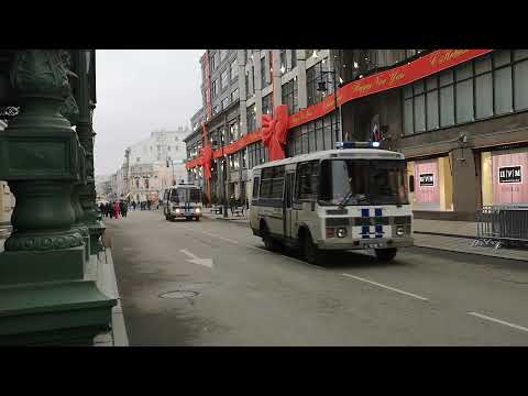 Paz 3205 Bus Police Moscow