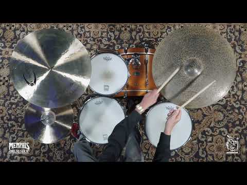 Used Crescent 22" Elements Ride Distressed Finish Cymbal - 2748g (UCRS-ERDF-1123017FF)