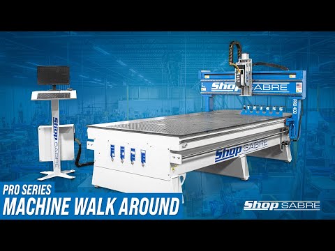 ShopSabre CNC PRO Series Walk Around with Routerbobvideo thumb