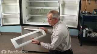 Refrigerator Repair: Replacing the Left-Hand Pantry End Cap (Whirlpool Part # 12656105)