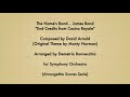 The Name S Bond James Bond End Credits From Casino Royale For Symphony Orchestra