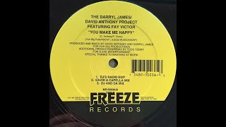 Darryl James & David Anthony Project, The – You Make Me Happy (dj and da mix) Freeze records 1992