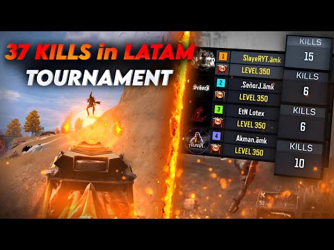 37 KILLS in Latam 150$ PRO TOURNAMENT w @AkmaN.  @LotexYT  SenorJ