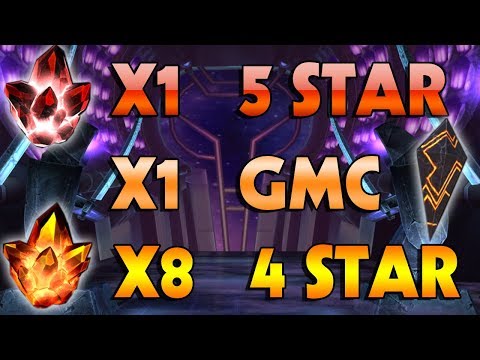 CRAZY Crystal Opening - 5 Star, 4 Star, GMC - MCOC