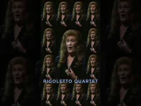 Only She can hit this note ! Pavarotti -Verdi Rigoletto Quartet- #opera #classical