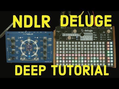 Conductive Labs NDLR and Synthstrom Deluge deep tutorial. MIDI, LFOs and more (4K)