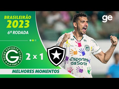 Gols e lances de Goiás x Botafogo