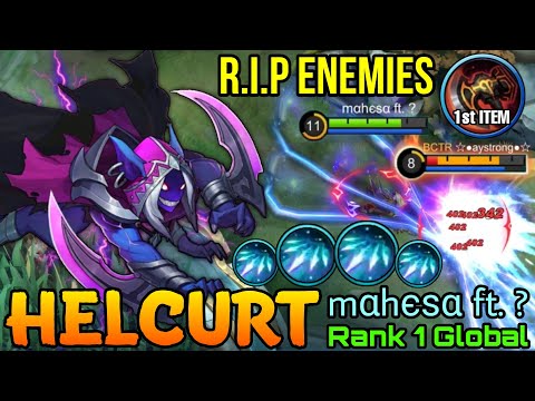 Deadly Poison Stingers Helcurt 1st Item War Axe!! - Top 1 Global Helcurt by mαhєѕα ft. ? - MLBB