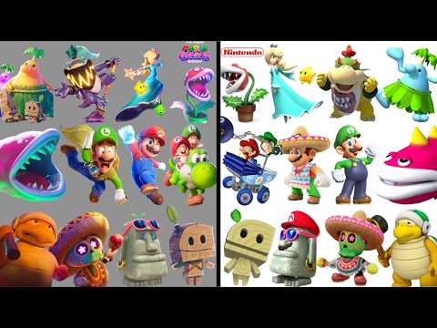 We made Every New Character Poster from The Super Mario Galaxy Movie in different Nintendo Games