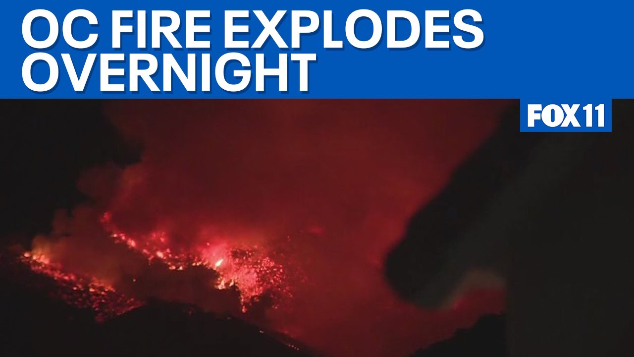 Airport Fire in OC burns over 8,500 acres