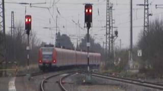 preview picture of video 'Ausfahrt BR 423 Friedrichsdorf per Zs 8'
