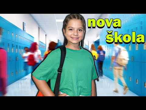 Prvi dan moje kćeri LARISE u NOVOJ ŠKOLI !