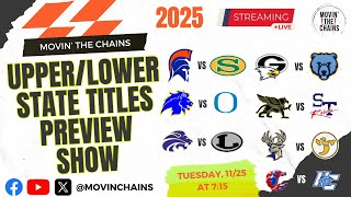 Upper & Lower State Championships Playoff Preview Show | 2025 South Carolina High School Football