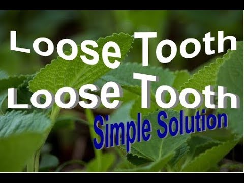 Loose tooth Home Remedy