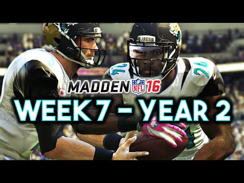 Madden 16 Jaguars Connected Franchise Year 2 - Week 7 @ Ravens Ep.27