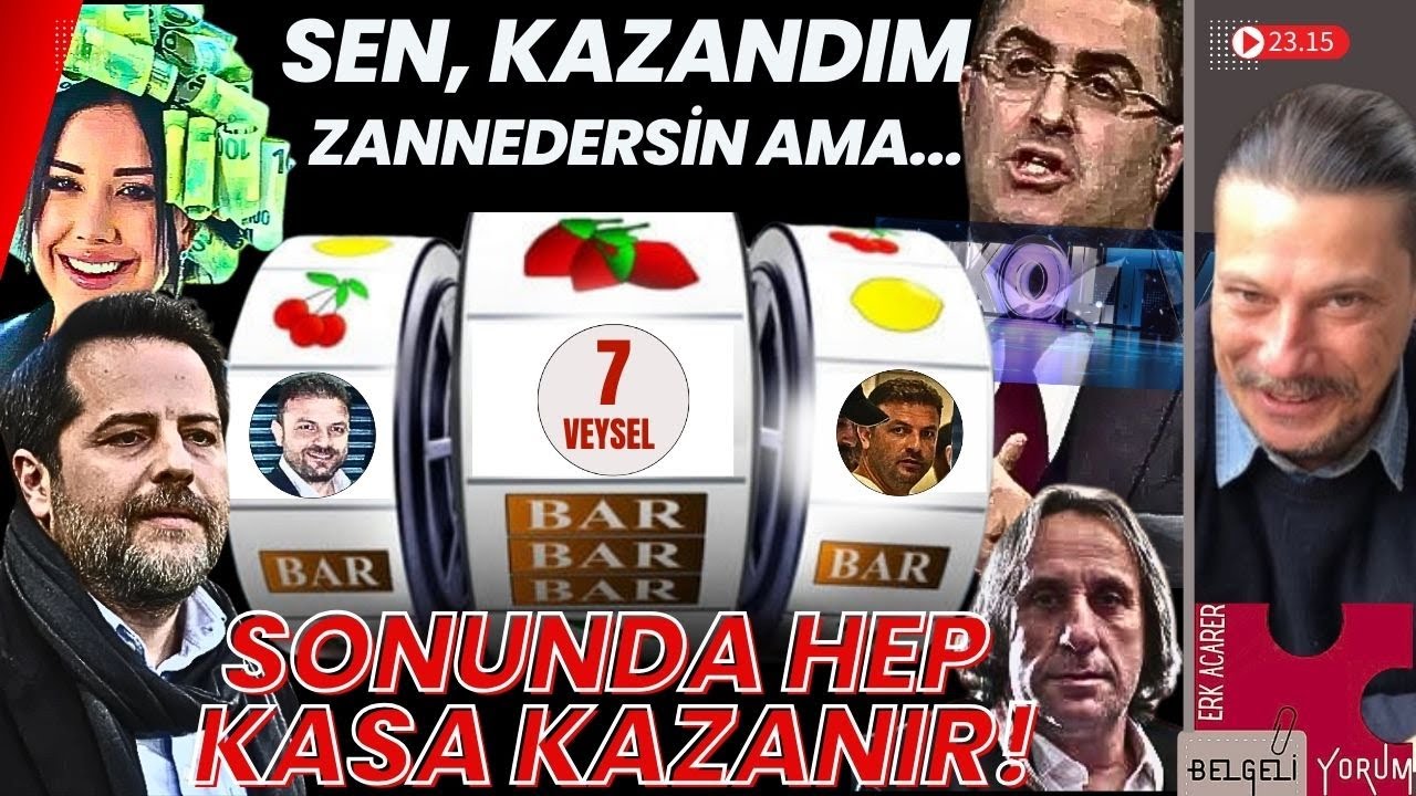 SEN, KAZANDIM ZANNEDERSİN AMA... SONUNDA HEP KASA KAZANIR #erdentimur #yasadışıbahis #akıngürlek