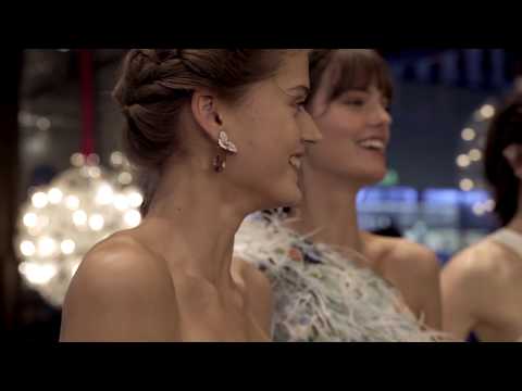 A dress made of Baccarat Crystal by Ines di Santo