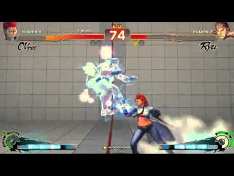 SSF4 AE: Matsuri (Viper) vs Togawa (Ryu) - Godsgarden 4 Pools