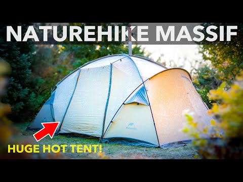 HOT TENT by NatureHike - Massif 4 Season 4P - FIRST LOOK & WALKTHROUGH