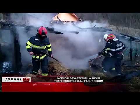 Incendiu devastator la Jugur ( 24 01 2022 )