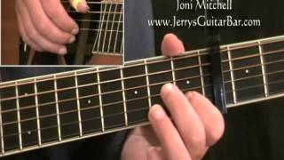 How To Play Joni Mitchell The Circle Game (intro only)