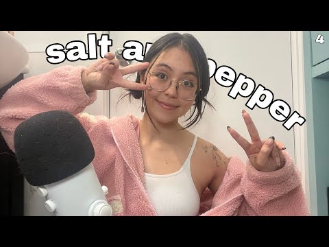ASMR Hand Sounds: Salt and Pepper (Pairs) Edition!
