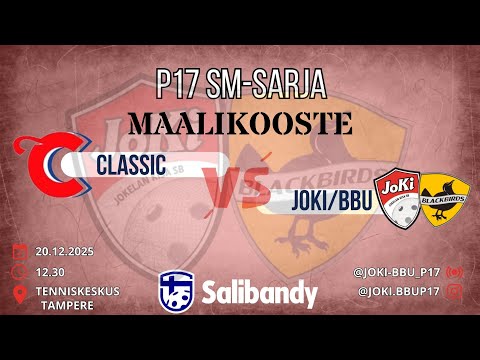 Maalikooste P17 SM Classic - JoKi-BBU 20.12.2025