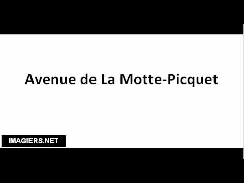 How to pronounce Avenue de La Motte Picquet