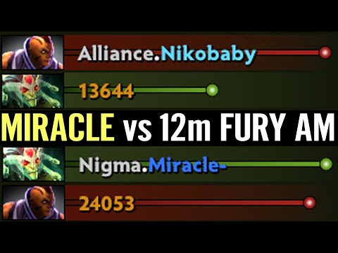 MIRACLE MEDUSA vs 12min Fury GOD AM Counter Pick! WTF AWESOME Fast Farm Carry Build Guide Dota 2 Pro