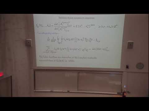 Alexei Borodin - Algebraic Fourier bases and probability