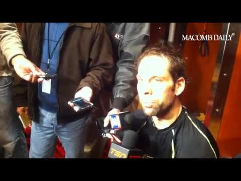 David Legwand says backs against the wall. Leave it all out there in Game 5. #RedWings #NHLplayoffs