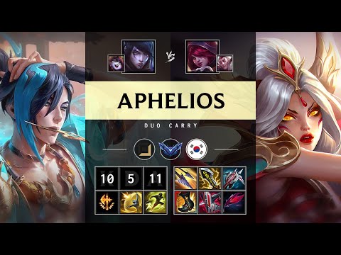 Aphelios ADC vs Xayah - KR Diamond Patch 25.17