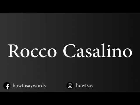 How To Pronounce Rocco Casalino
