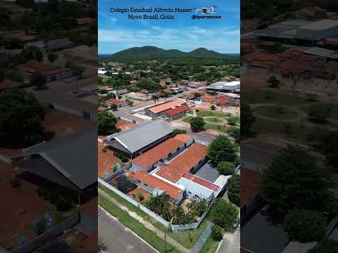 NOVO BRASIL GOIÁS, PROJETO VISÃO AÉREA - ESCOLA ESTADUAL ALFREDO NASSER.