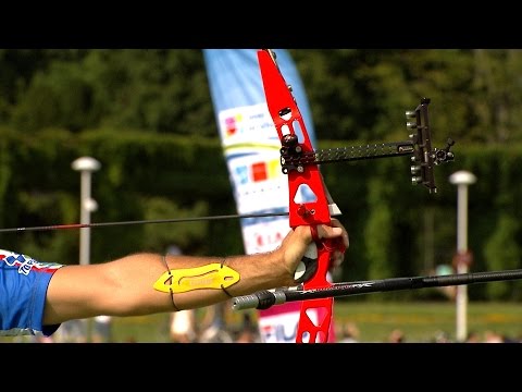 Rick van der Ven v Mauro Nespoli – recurve men's gold | Wroclaw 2014 Archery World Cup S4