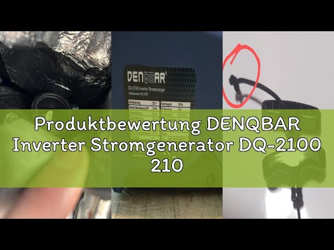 Produktbewertung DENQBAR Inverter Stromgenerator DQ-2100 2100W, Benzin Stromerzeuger mit 230V, USB F