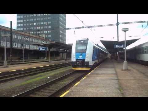 Odjezd vlaku Os 6825 (ČD 440.005) - Most, 28. 6. 2013