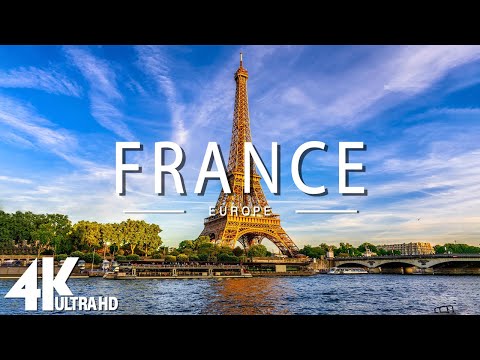 FLYING OVER FRANCE (4K UHD) - Relaxing Music Along With Beautiful Nature Videos - 4K Video Ultra HD