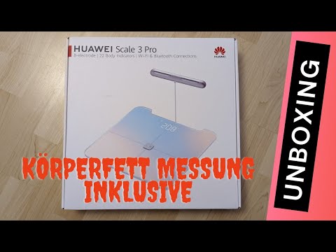 Huawei Scale 3 Pro: Smart scale with body fat measurement (Unboxing + Pairing with Huawei Health ...