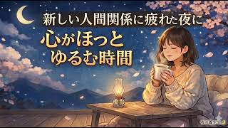 新しい人間関係に疲れた夜に｜心がほっとゆるむ時間