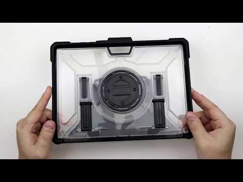 Urban Armor Gear UAG Plasma su rankos dirželiu, skaidrus - Microsoft Surface Go 1/Go 2/Go 3 video