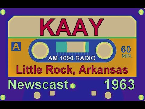 1963 NEWSCAST, KAAY, AM 1090 RADIO, LITTLE ROCK, ARKANSAS