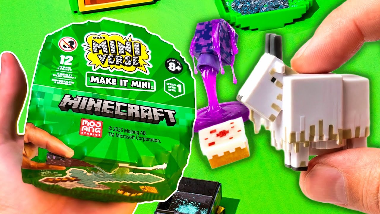 ¿SE PUEDE COMER? 🍰😋 Hacemos el PASTEL de Minecraft Miniverse Series 1