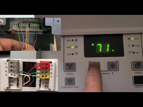 How to wire a thermostat to Seasons/ Garrison PTAC