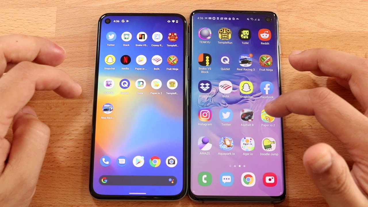 Google Pixel 5 Vs Samsung Galaxy S10 Speed Comparison!