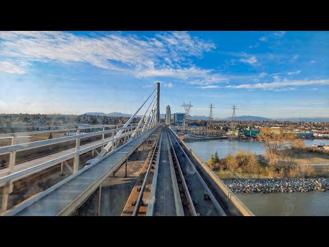 Vancouver Skytrain 4k: Canada Line [Richmond-Brighouse - Waterfront] (Full Ride)