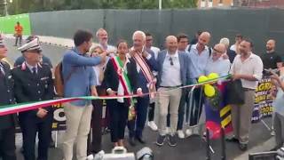 Firenze, il taglio del nastro per il nuovo Ponte al Pino