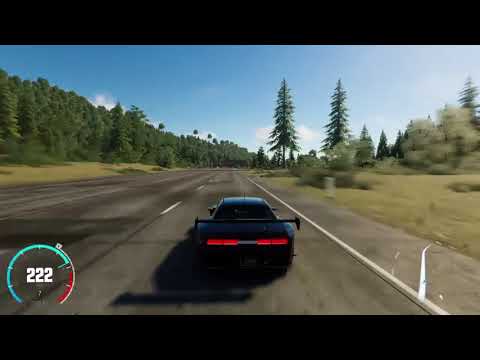 BLACK CIRCUIT DODGE CHALLENGER SPEEDING RECKLESS
