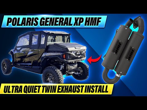 Polaris General XP Aftermarket HMF Exhaust Install!