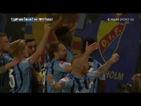 Lyckosamma minuter för Djurgården - Olunga gör 2-0 - TV4 Sport